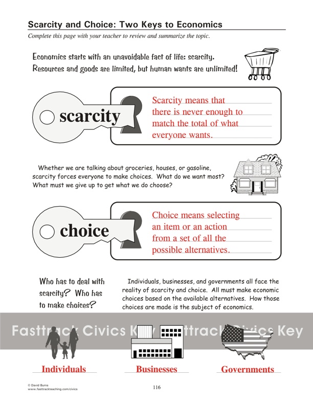 Scarcity and Choice: Two Keys to Economics