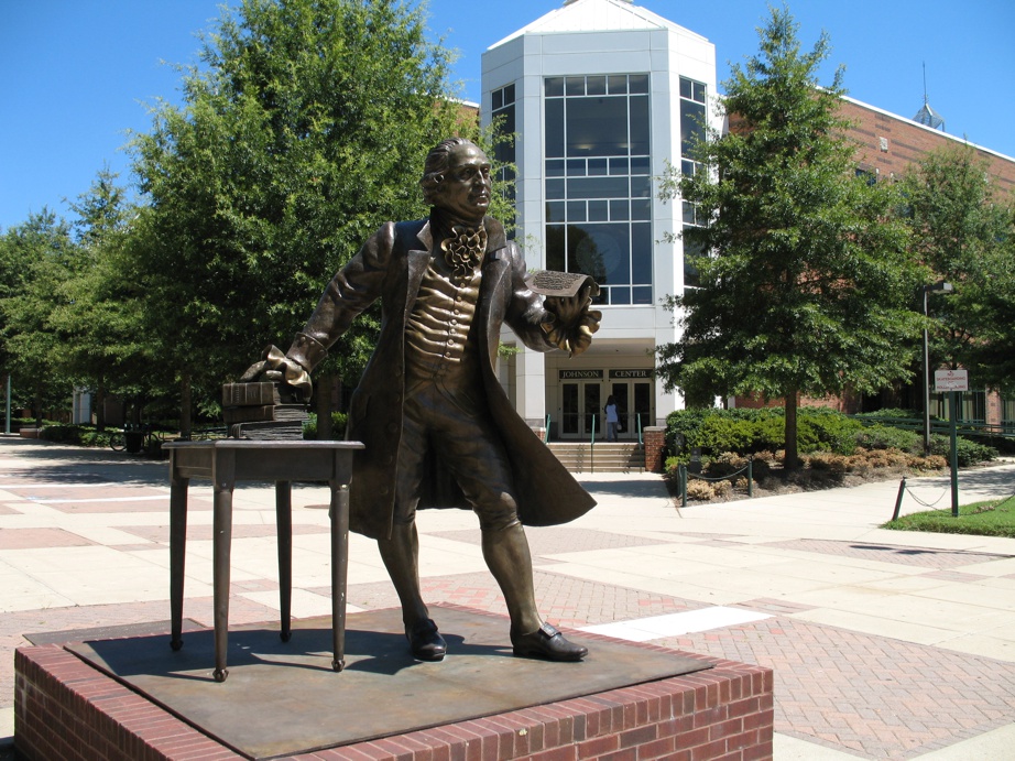 George Mason Statue at George Mason University