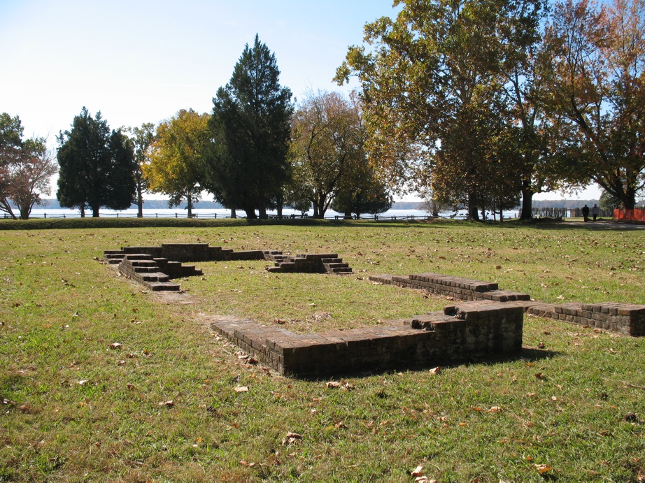 Jamestown foundation and river