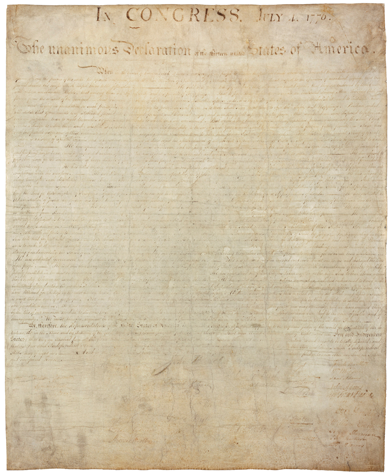 Declaration of Independence - original