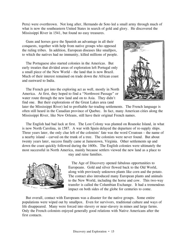 Fasttrack to America's Past - Section 1 - Discovery and Exploration - New Worlds Discovered - page15