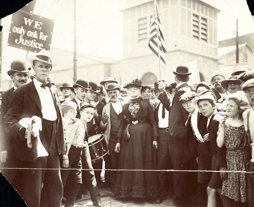 Mother Jones - start of the Mill Children's March